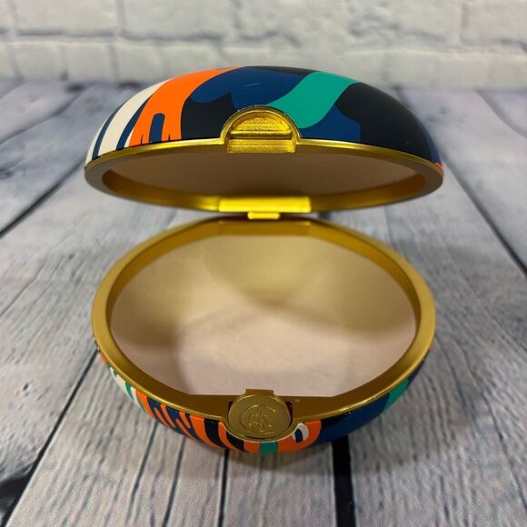 CAST Abstract Blue Black Orange Trinket Collectible Travel Jewelry Box - Picture 5 of 8